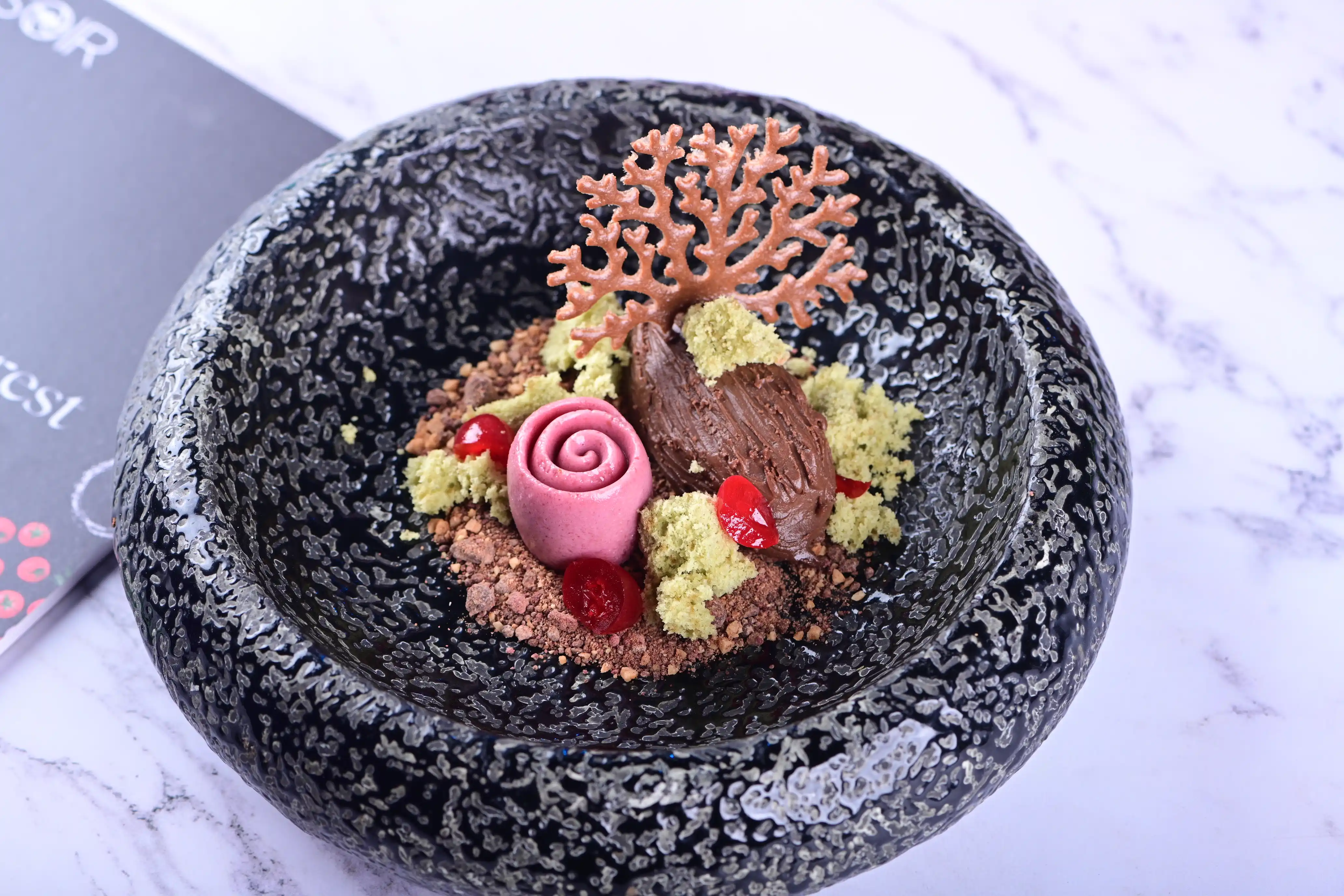 Example image as parallax background.